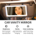 Rechargeable Car Vanity Mirror | Portable LED Makeup Mirror
