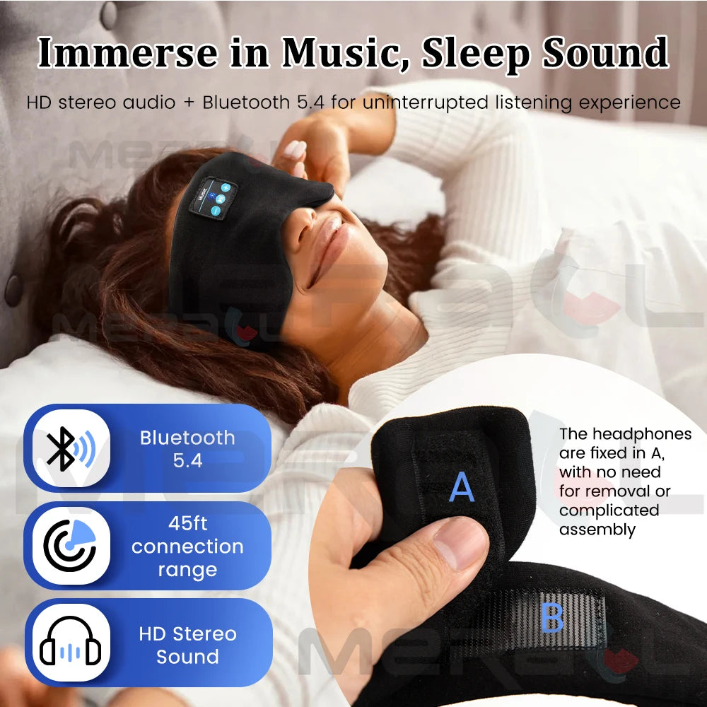 3D Bluetooth Sleep Mask | Shop Now – Limited Stock!