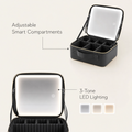 Portable LED Makeup Bag - Illuminate Your Beauty On-The-Go