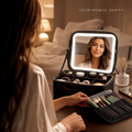 Portable LED Makeup Bag - Illuminate Your Beauty On-The-Go
